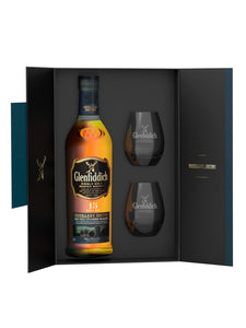 Glenfiddich 15 YO Whisky Distiller's Edition Gift Set